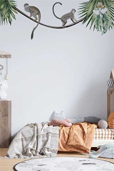 Grafikup Αυτοκόλλητο τοίχου για παιδικό δωμάτιο μαϊμούντες