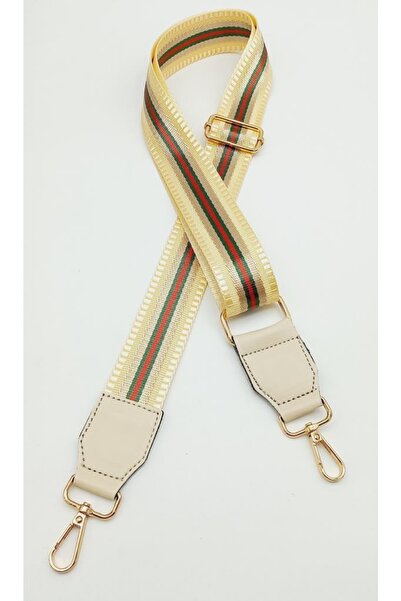 angel çanta aksesuar عمود بوليستر من الجلد الصناعي 120x4 سم رقم:5 ذهبي فاتح م...