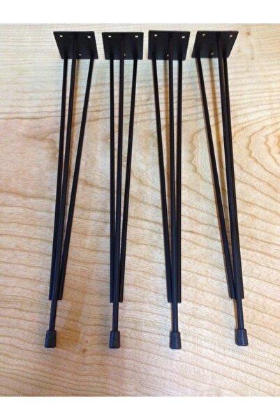 EVMİXX 5 Mm 4'lü 40 Cm Firkete Ayak Mobilya Ayağı Sehpa,masa Ayağı Seti Tıpa ...