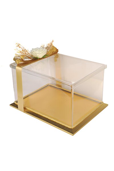 mixefor Söz Nişan Hediye Bohça Kutusu -pleksi Kutu -35 Cm X 25 Cm X 20 Cm Ölç...