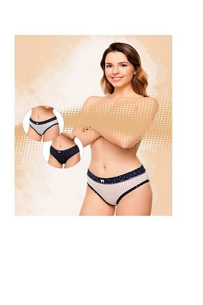 Belinay Women's Patterned 6-Piece Cotton Slip Panties