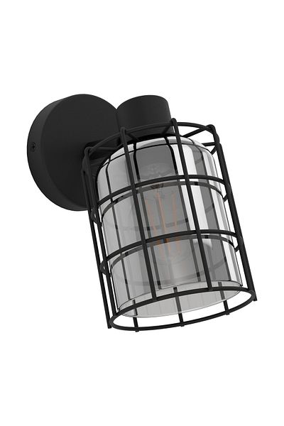 Eglo 99711 - Black Cast Steel Consaca Indoor Spot Lighting Ip20 E27 Max: 1X28W