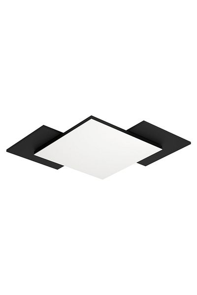 Eglo 99656 Tamuria Black Brown Steel and Wood Ceiling Lighting Ip20 Led Max - Indoor