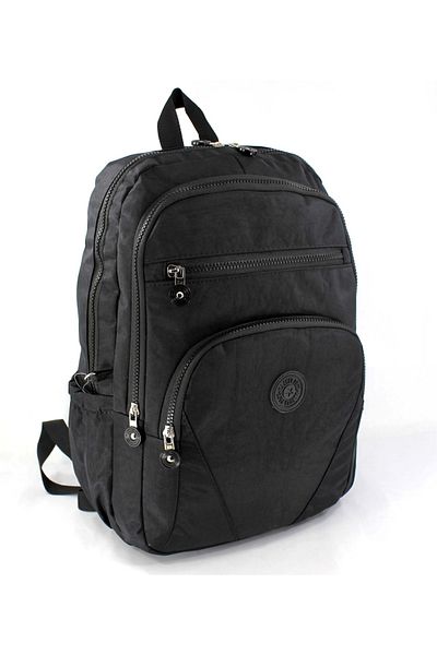 deri,se club Crinkle Waterproof Fabric Large Size Unisex Laptop School Travel Daily Backpack