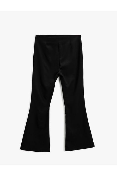 Koton Flared Trousers Ribbed