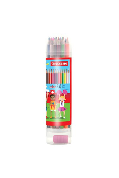 Stabilo Color Kuru Boya Kalem Seti 24 Renk