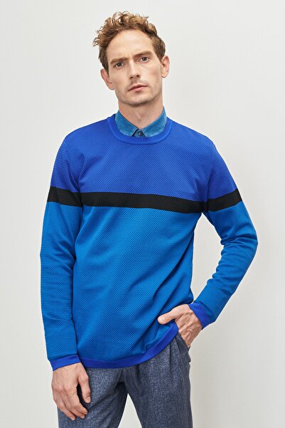 ALTINYILDIZ CLASSICS Чоловічий зимовий светр Sakssiyah Standard Fit Regular Fit з горловиною з медовою текстурою з сотами