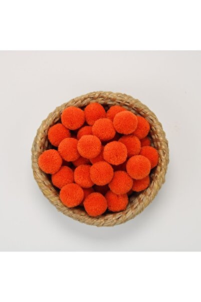 Chuva كرة صوف برتقالية - 2 سم، 50 قطعة