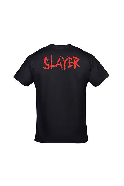 Orijin Tekstil Slayer Damination's Edge Live Buenos Aires '94 Front Back Printed Unisex Black Tshirt