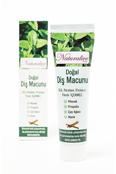NATURALİVE BEAUTY Naturalive Doğal Diş Macunu - 100 ml