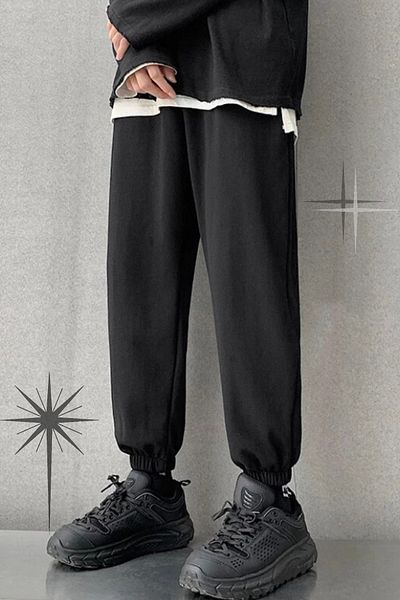BSBSPOR Καλοκαιρινό Ανδρικό Loose Oversize Jogger Άνετο Παντελόνι Φούτερ