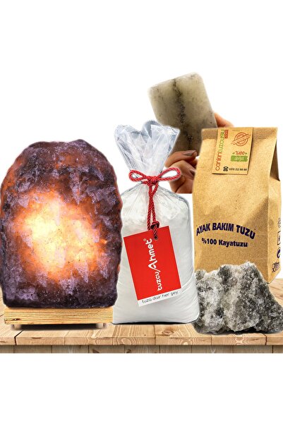 Tuzcu Ahmet Çankırı Tuz Lambası Seti 3-4 Kg