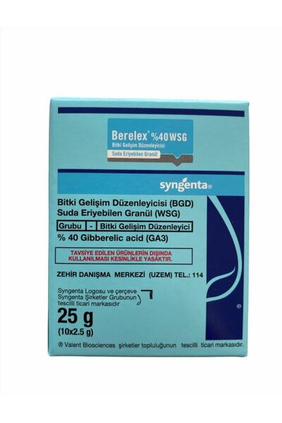 SYNGENTA Berelex (çiçeklendirici Ve Köklendirici) (2.5 Gr *10 Ad)