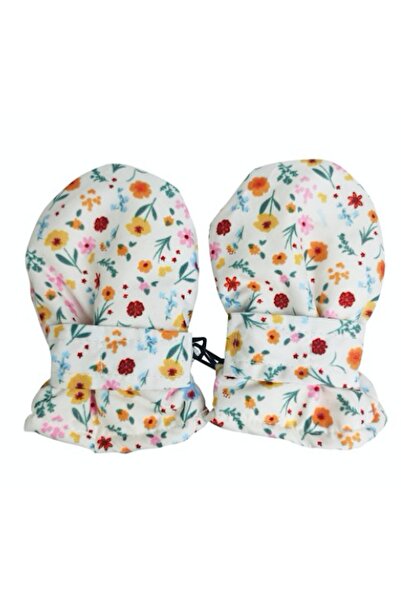 Petityu Cicek Desenli Sugecirmez Eldiven Ici Kurklu Puf Sicacik Tutan Yumusac...