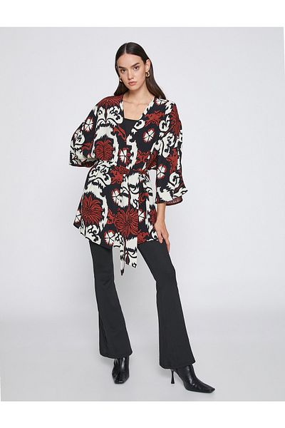 Koton Vzorované páskové kimono