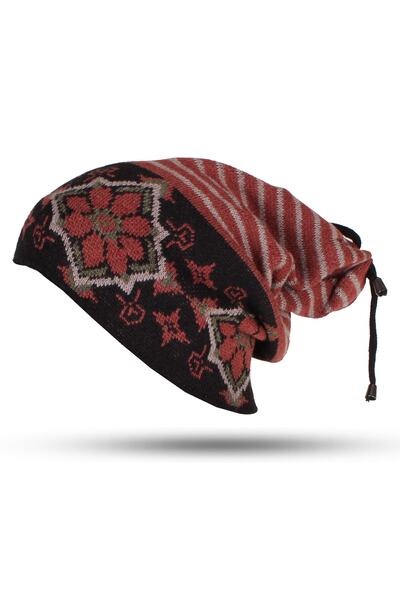 FORUM Unisex Kukeleta Siyah Kiremit Desenli Esnek Model 38022-023211