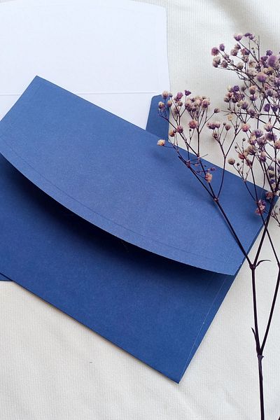 Dekorden Blue Invitation Envelope, 100 Pieces