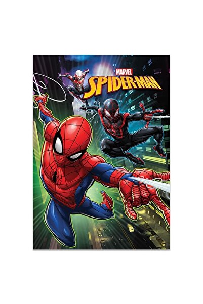KESKİN COLOR Spiderman A4 40 Yaprak Kareli Pp Kapak Dikişli Defter 60 Gram (6...
