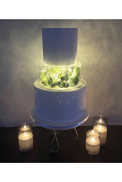 YYK YIKANABİLİR YAĞLI KAĞIT HEP PİŞİR Pasta Arakat Yuvarlak Pleksi 16 Cm