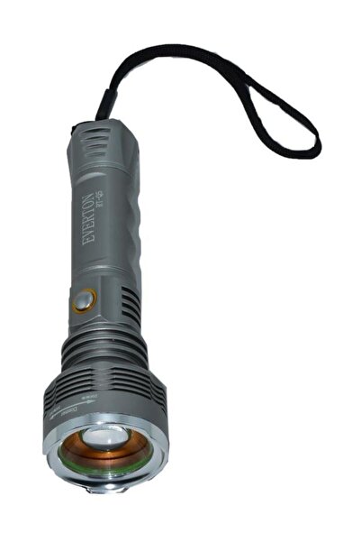 Everton Zeycan Teknoloji Acil Durum Ultra Güçlü El Feneri Polis El Feneri+pil...