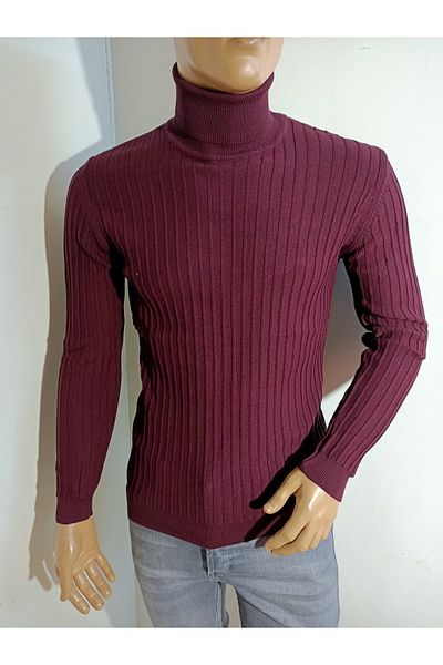 Raymons Slimfit Medium Thick Turtleneck Sweater