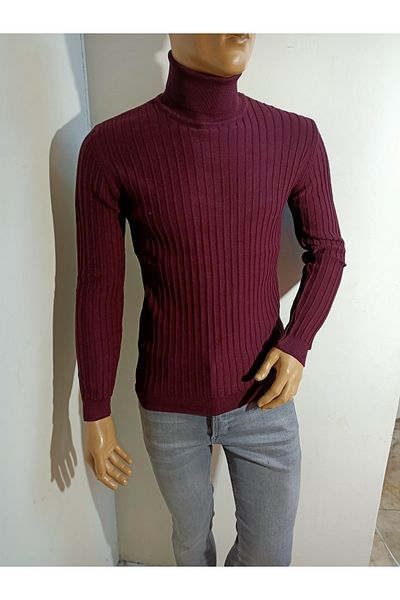 Raymons Slimfit Medium Thick Turtleneck Sweater