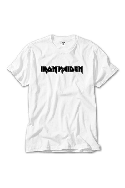 Z zepplin Λευκό μπλουζάκι με λογότυπο Iron Maiden