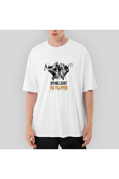 Z zepplin Λευκό μπλουζάκι Dying Light The Following oversized