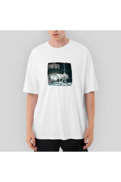 Z zepplin Tricou alb supradimensionat Belphegor The Last Supper