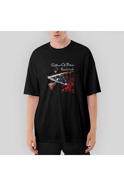 Z zepplin Παιδιά του Bodom Blooddrunk Oversize Μαύρο T-Shirt