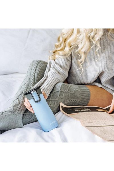 Contigo Westloop Autoseal Thermos Cup 470ml Light Blue
