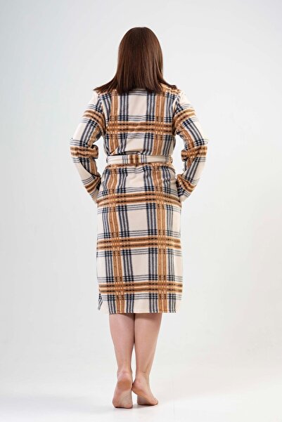VİENETTA 201035-0063 Large Size Brown Fleece Robe