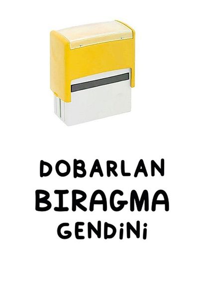 HOPENA ختم Dobarlan Bıragma Gendini تصميم خاص ختم أسود