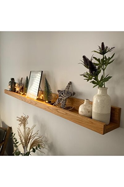 WOODENSA Ahşap Çerçeve Rafı ,ahşap Tekli Raf Wdn902