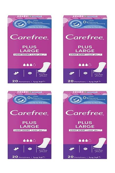 Carefree Large 20-Piece Daily Women's Pad