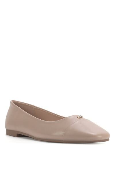 Nine West Women's Cream Ballerinas - Buro 2pr