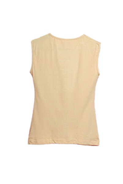 BSM Women's Nude Modal Cotton Bottoming Sleeve Tank Top