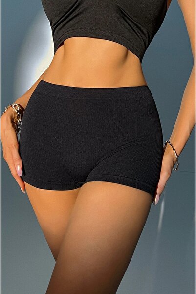 Fancy&Dancy Pantaloni scurți din țesătură cu camisole neagră de damă