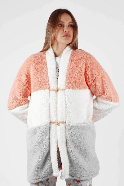 AYYILDIZ 57483 Pink Fleece Dressing Gown