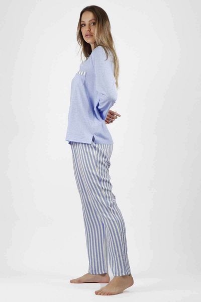 AYYILDIZ 56176 Set pijama albastru