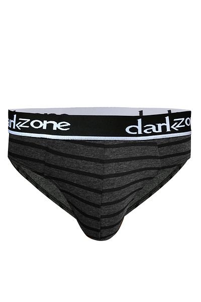 darkzone Ανδρικό slip με ρίγες ανθρακί