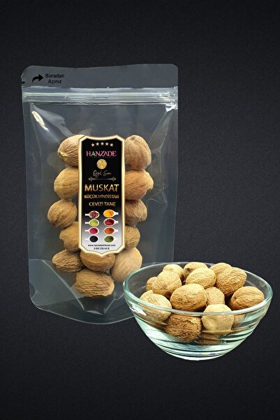 Hanzade Bitkisel Muskat (musgat) Küçük Hindistan Cevizi 50 Gr