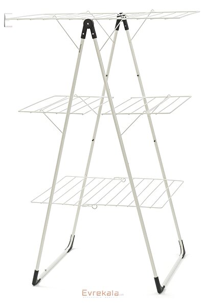 Genel Markalar Beyaz Çamaşır Kurutmalık T Askılık 23 Metre, Kolay ve Pratik K...