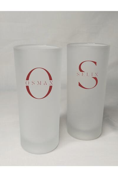 EratCo Sevgililer Günü Hediyesi Çiftlere Özel Isimli Ve Harfli Tasarım Buzlu ...