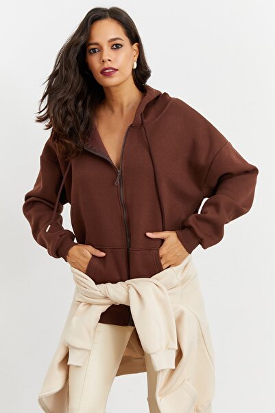 Cool & Sexy Sweatshirt - Braun - Relaxed Fit