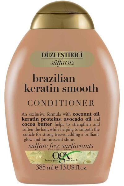 OGX Brazilian Keratin Smooth Şampuan 385 ml Yenileyici Argan Oil Of Morocco 100 ml