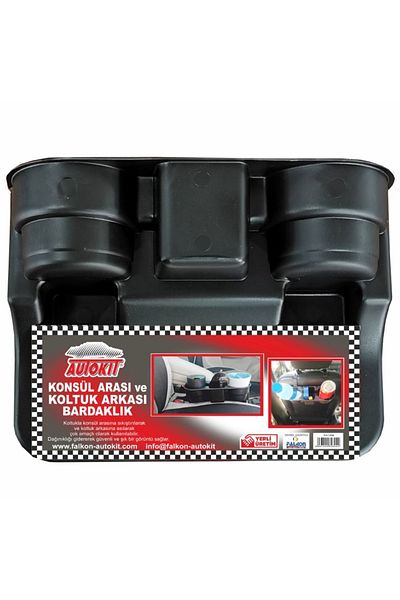 Autokit Between Console and Seat Back Cup Holder and Storage