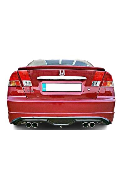 ps dizayn Honda Civic Vtec2 (2001 - 2006) Uyumlu Arka Tampon - Eki (plastik)