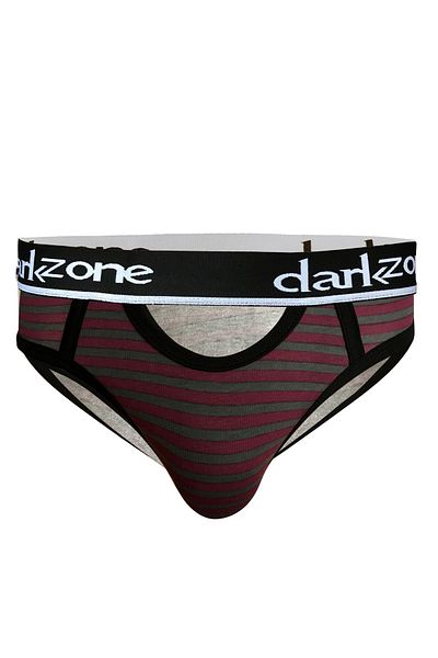 darkzone Ανοιχτό μπροστινό μοτίβο μπορντό ανδρικό slip