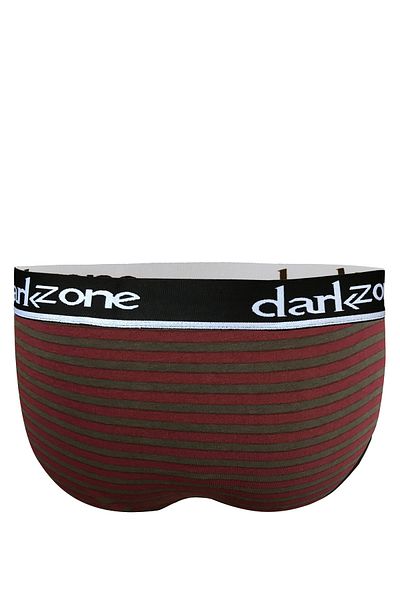 darkzone Ανοιχτό μπροστινό μοτίβο μπορντό ανδρικό slip